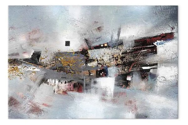 Quadro Ghiaccio croccante - astrazione invernale