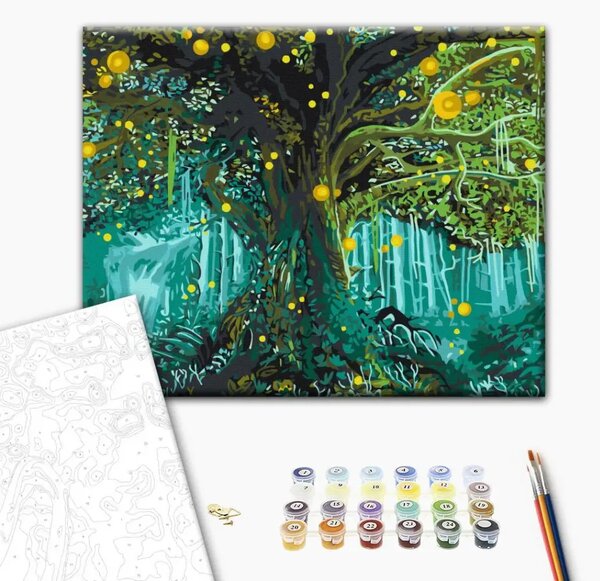 Quadro da dipingere Albero della giungla