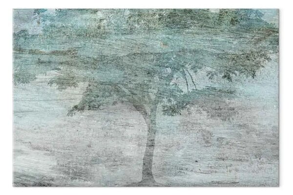 Quadro moderno Albero nebbioso - prima variante - paesaggio