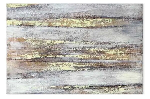 Quadro moderno Assi dipinte - astrazione in stile shabby chic
