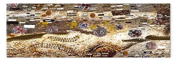 Quadro moderno Klimt d'oro - astrazione ispirata all'artista austriaco