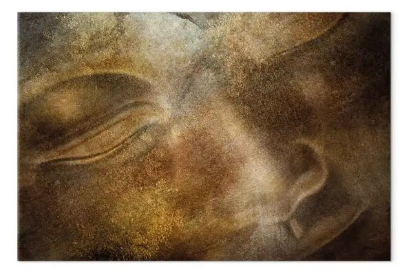 Quadro contemporaneo Pensieri Budda - composizione orientale stile Zen