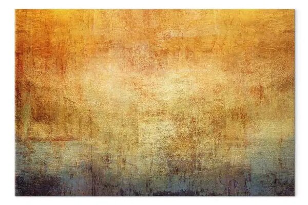 Quadro contemporaneo Espansione mentale largo - astratto nei toni caldi