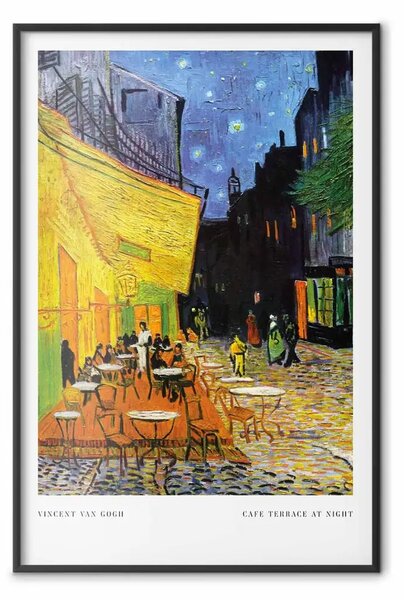 Poster: Vincent van Gogh - Caffetteria di notte