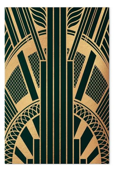 Quadro contemporaneo Grattacielo Art Deco - astrazione geometrica