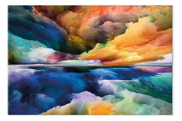 Quadro moderno Mondo colorato - prima variante - astrazione