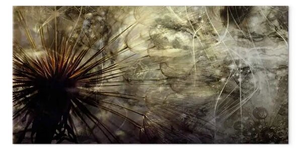 Quadro contemporaneo Dettagli floreali - bellezza natura su sfondo astratto