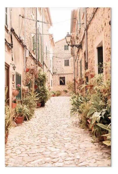 Quadro su tela Vecchi vicoli di Valldemossa - paesaggio urbano