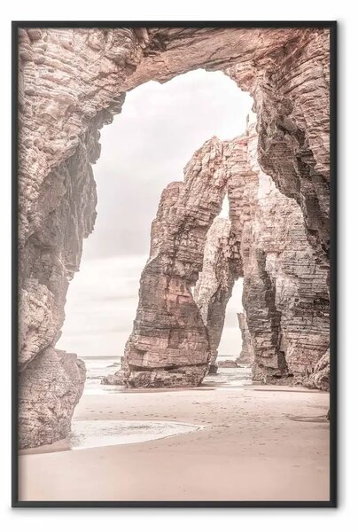 Poster: Rocce spiaggia - scogliera