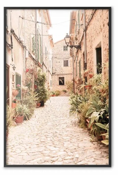 Poster: Vecchie strade di Valldemossa - veduta di un appartato vicolo spagnolo