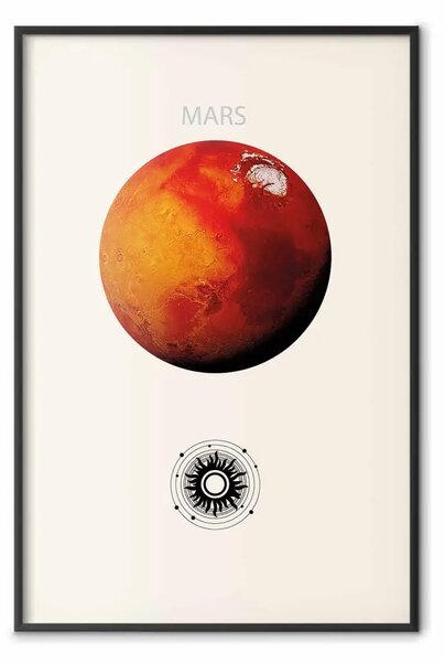 Poster: Marte - pianeta rosso