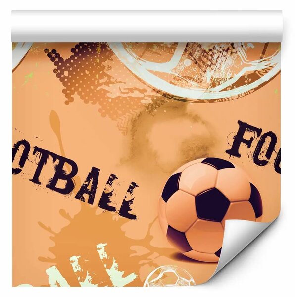 Tappezzerie Appassionato sport - calcio arancione