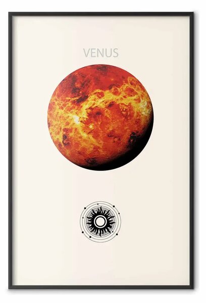 Poster: Venere splendente - il pianeta più luminoso del sistema solare