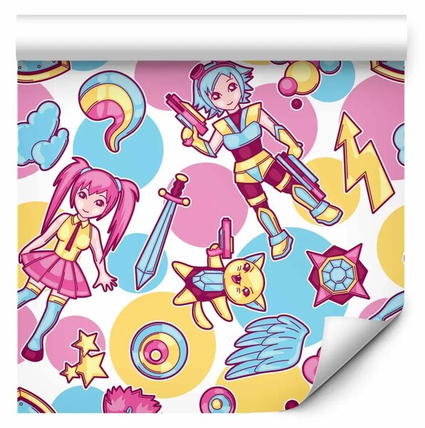 Tappezzerie Kawaii - personaggi cartone animato