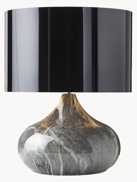 Lampada da tavolo con effetto marmo Mamo