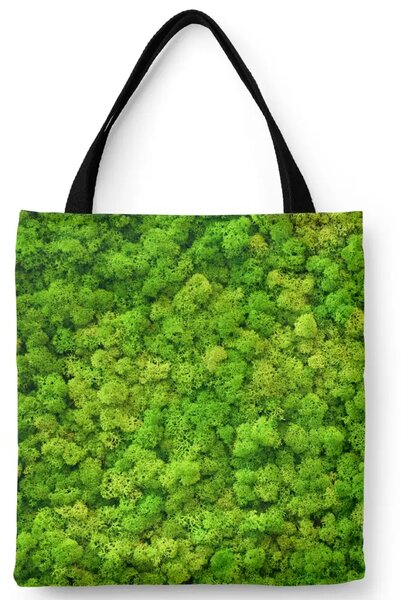 Borsa a sacco Tappeto foresta - floreale ricchi dettagli muschio