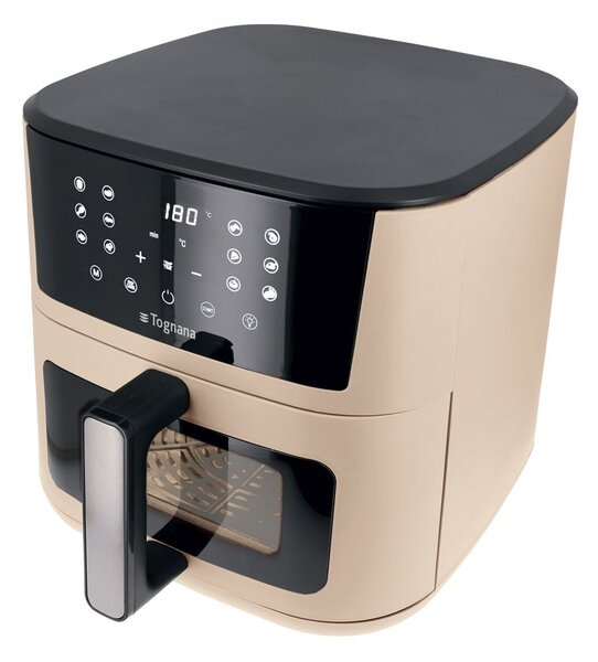 Tognana Friggitrice ad Aria 10 Litri Potenza 2200W con Doppia Resistenza e Timer colore Beige - D2DFA10IRCH