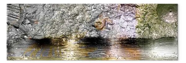 Quadro contemporaneo Grotta silenziosa stretto - astrazione artistica moderna