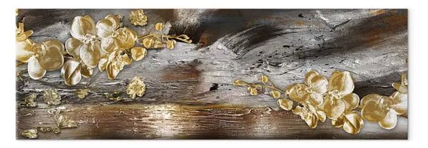 Quadro contemporaneo Giardino d'oro stretto