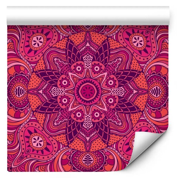 Tappezzerie Motivo rosa - motivo decorativo di pizzo circolare con molti dettagli