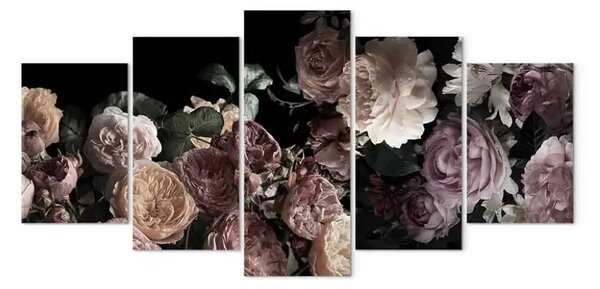 Quadro su tela Bellissimo giardino (5 pezzi) grande