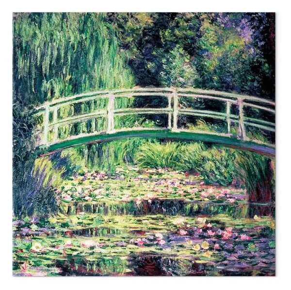 Riproduzione Claude Monet - Bridge over a Pond of Water Lilies