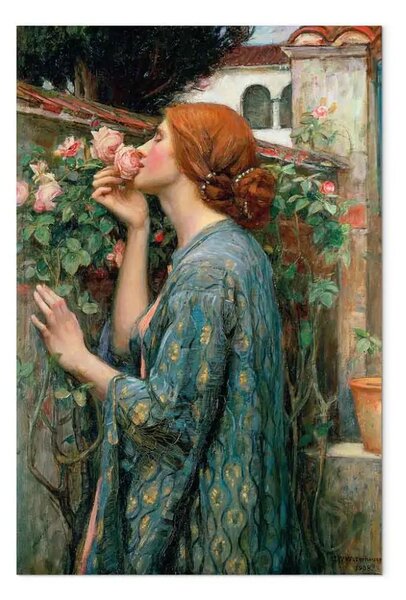 Quadro famoso John William Waterhouse - The Soul of the Rose