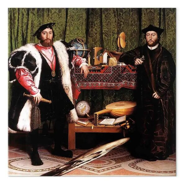 Riproduzione Hans Holbein the Younger - Ambasciatori