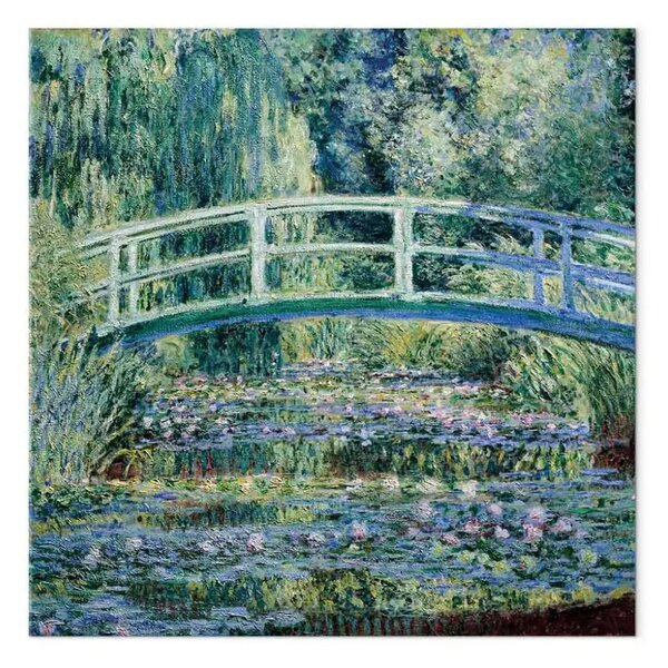 Riproduzione Claude Monet - Water Lilies and Japanese Bridge