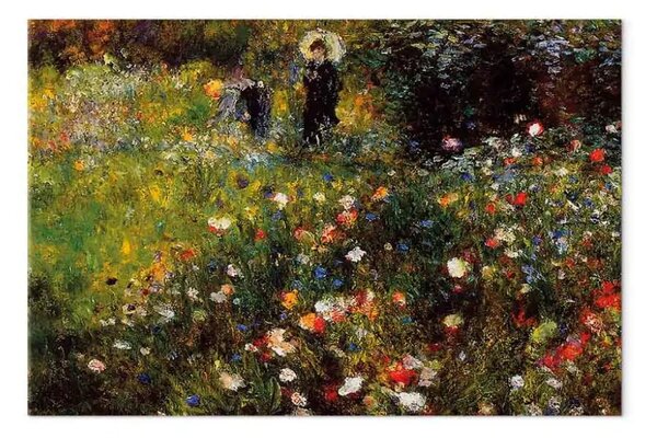 Riproduzione Pierre-Auguste Renoir - Woman with a Parasol in a Garden