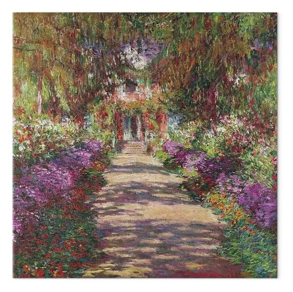 Riproduzione Claude Monet - Il giardino dell'artista a Giverny