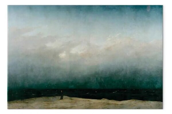 Quadro famoso Caspar David Friedrich - Monaco in riva al mare