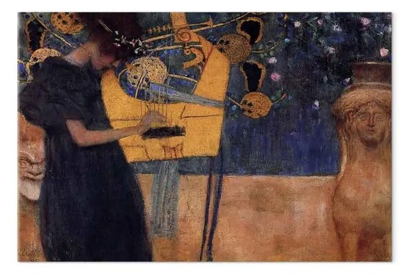 Riproduzione Gustav Klimt - Die Musik