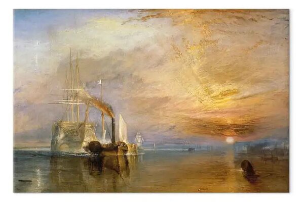 Quadro famoso William Turner - La valorosa Téméraire