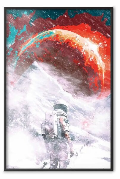 Poster: Viaggio nello spazio - immagine apocalittica di un'odissea