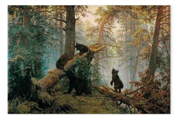 Riproduzione Ivan Ivanovich - Mattino in una pineta