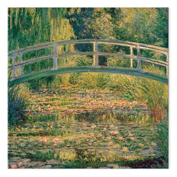 Quadro famoso Claude Monet - Bridge over a Pond of Water Lilies