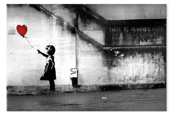 Quadro Ragazza con palloncino (Hope, Banksy)
