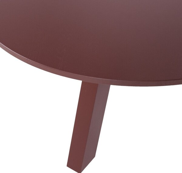 Tavolo da pranzo rotondo in rovere massiccio ø 129 cm Rhonda – WOOOD