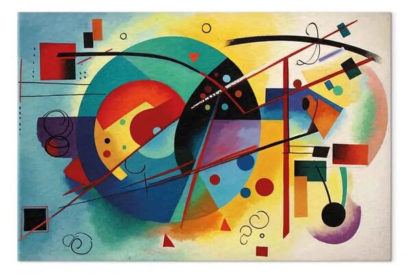 Quadro moderno Astrazione colorata - composizione ispirata all'opera di Kandinsky