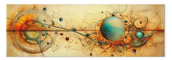 Quadro moderno Disegno astratto - composizione Leonardo