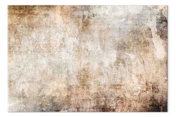 Quadro su tela Ruggine - parete astratta in marrone pastello