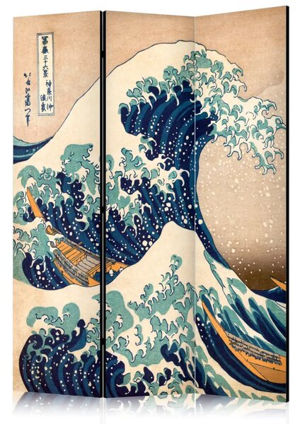 Paravento Hokusai: Grande onda a Kanagawa Riproduzione