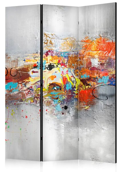 Paravento design Dominante - astrazione colorata