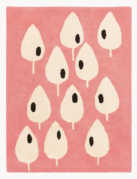 Tappeto per bambini fatto a mano Forest Pink, varie misure