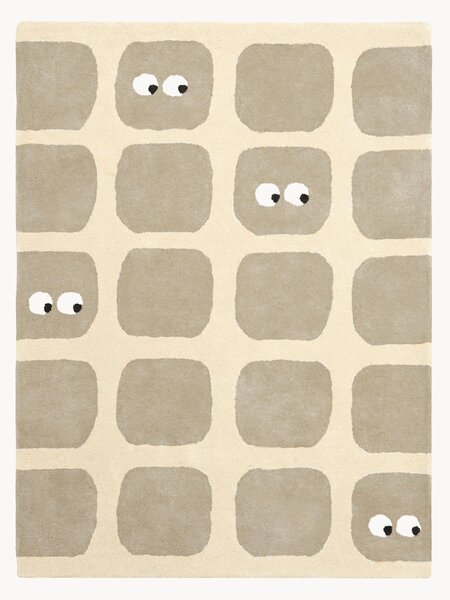 Tappeto per bambini fatto a mano Bidules Beige, varie misure