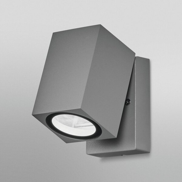 OSRAM Applique da esterni ENDURA CLASSIC CUBE, dimmerabile, Cromo / Argento, Alluminio, Moderno, Applique da esterni