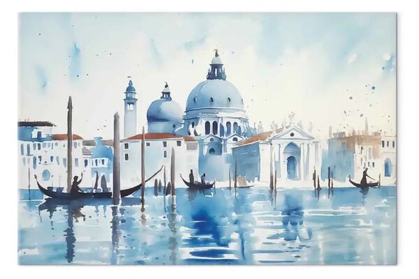 Quadro moderno Venezia - acque calme e architettura storica all'alba