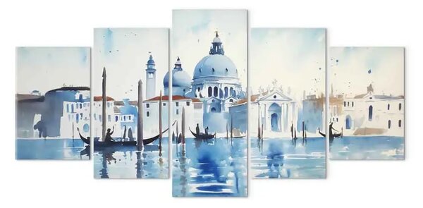Quadro su tela Venezia - paesaggio pittoresco con architettura storica sullo sfondo