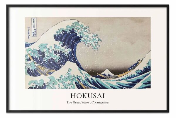 Poster: Hokusai Katsushika - Grande onda a Kanagawa